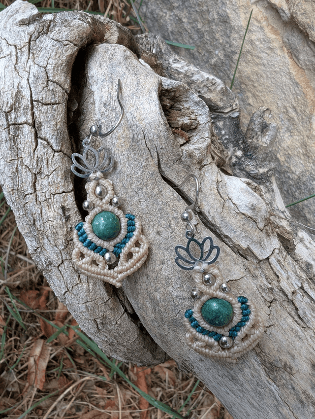Boucles "Mademoiselle" lotus