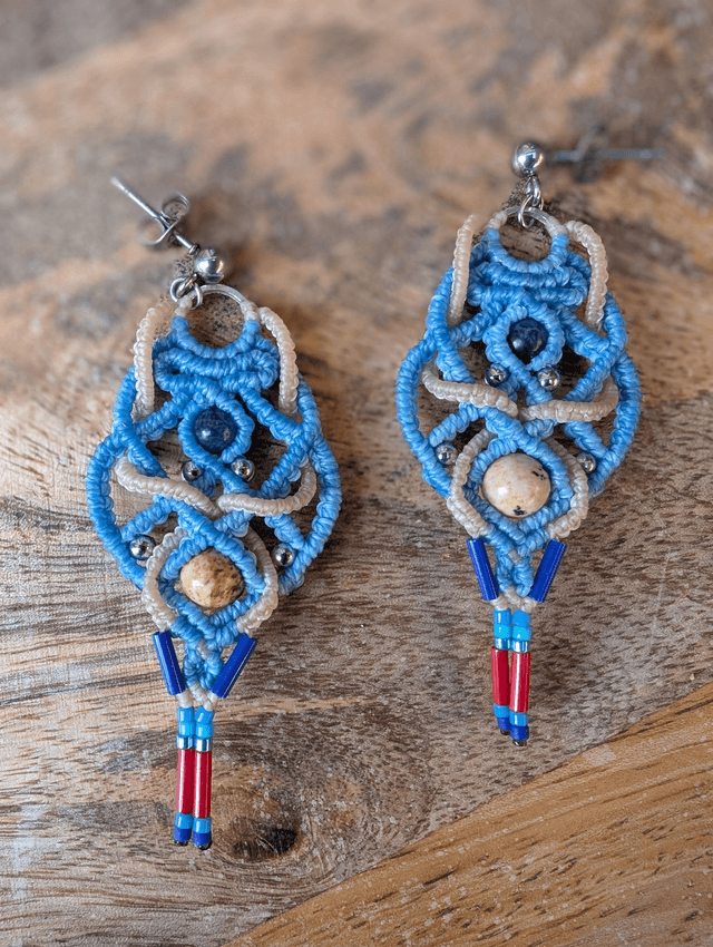 Boucles d&#039;oreille &quot;Glorieuses Alien&quot;